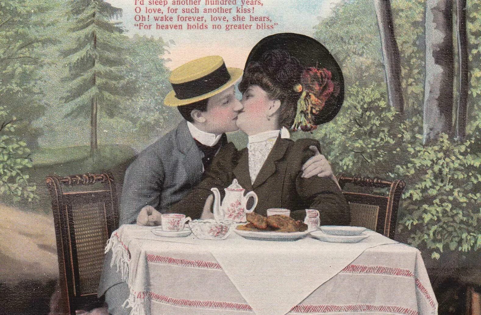 Another kiss. Love Forever чай. Love 100 years ago. A hundred years ago or the hundred years ago.