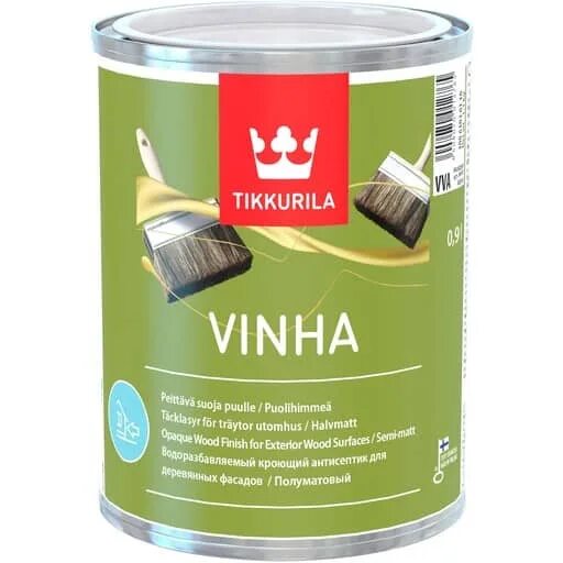 Тиккурила для дерева для наружных работ. Краска тиккурила винха. tikkurila vinha краска 9л. tikkurila (тиккурила) vinha (винха). антисептик кроющий tikkurila vinha.