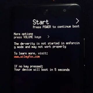 Continue boot