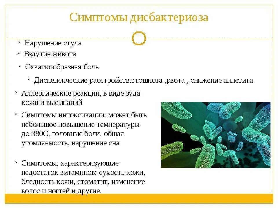 Изменения в микрофлоре кишечника приводят. Причины развития дисбактериоза. проявления дисбактериоза. симптомы дисбиоза кишечника. дисбактериоз причины проявления.