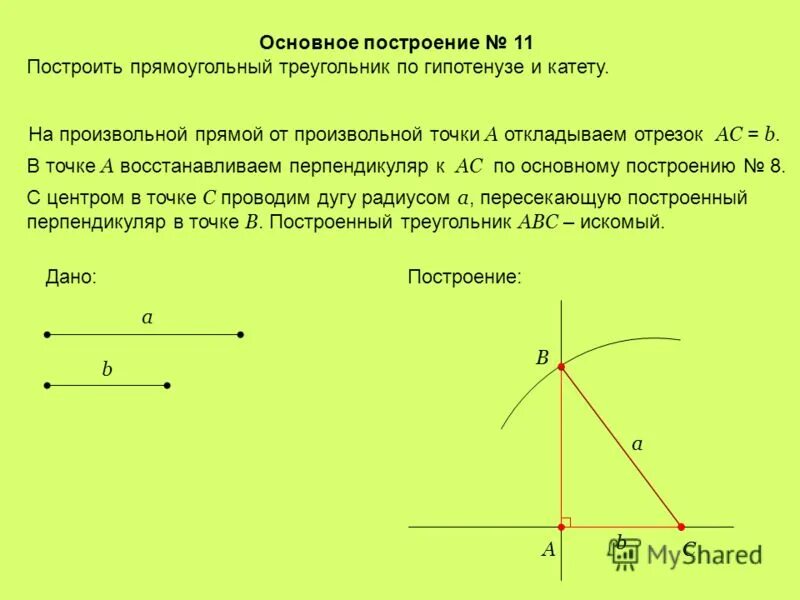 Общий построение