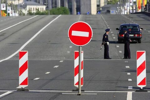 Перекрыт участок дороги