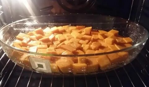 Тыква с мясом в духовке рецепт кусочками