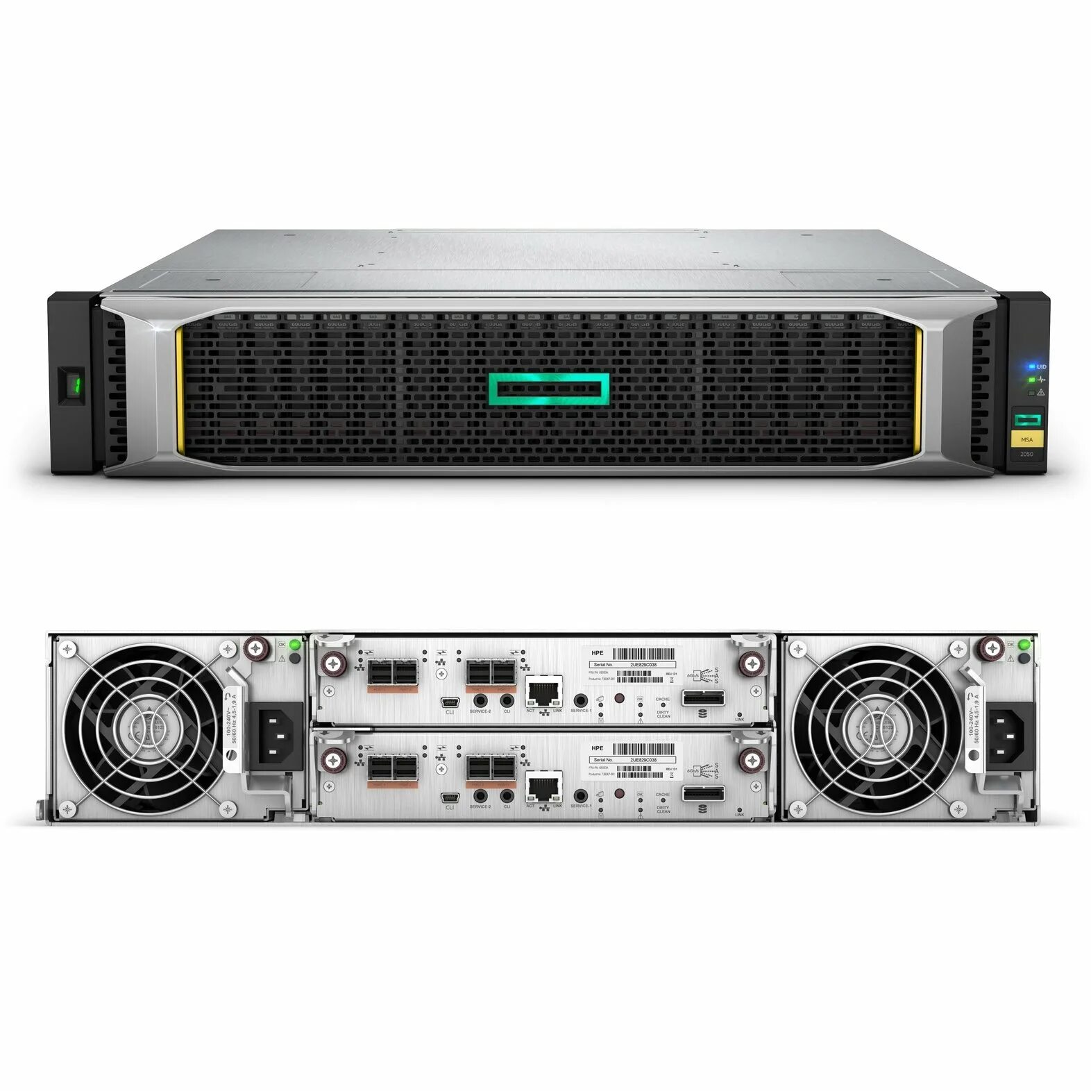 HPE MSA 2050 San Dual Controller SFF Storage.