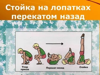 Из упора присев перекат назад