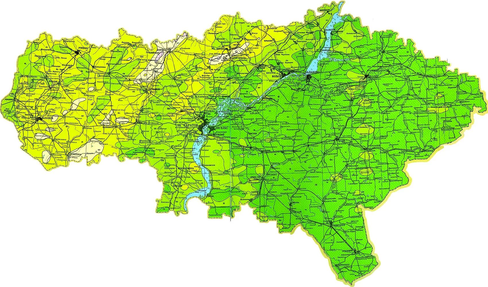 Карта саратова с районами. Карта Саратовской области. Физическая карты Саратовской. Физическая карта Саратовской обл. Карта Саратовской области с городами.