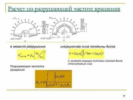 Разрушения расчет
