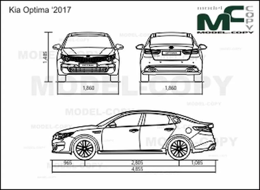 Длина киа оптима. Габариты Kia Optima 2017. Kia Optima 3 габариты. Kia Optima Габаритные Размеры. Киа Оптима 2017 габариты и Размеры.