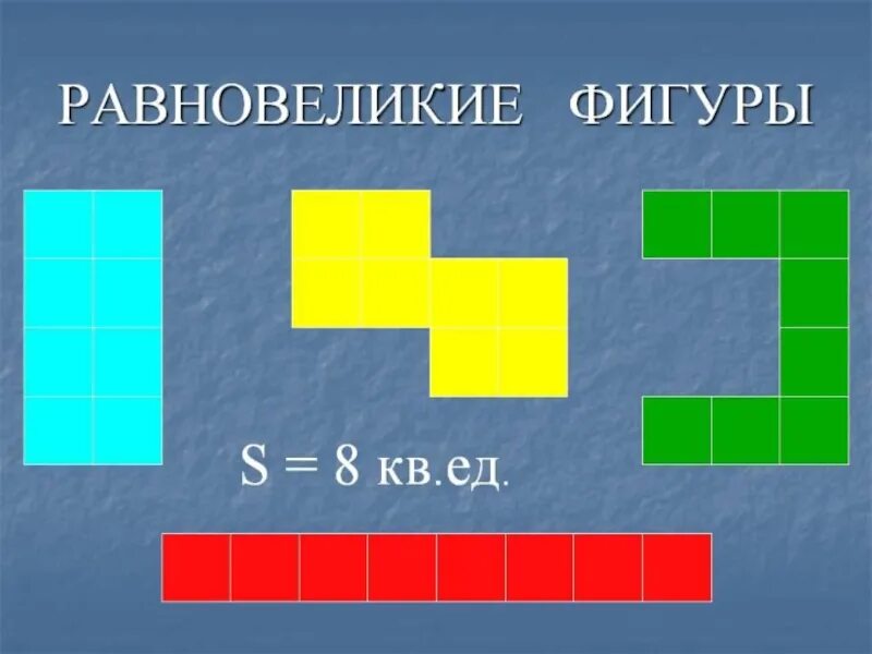 Все ли квадраты имеют равные площади. Равновеликие фигуры. Равновеликими называются фигуры. Равновеликие и равносоставленные фигуры. Фигуры для измерения площади.