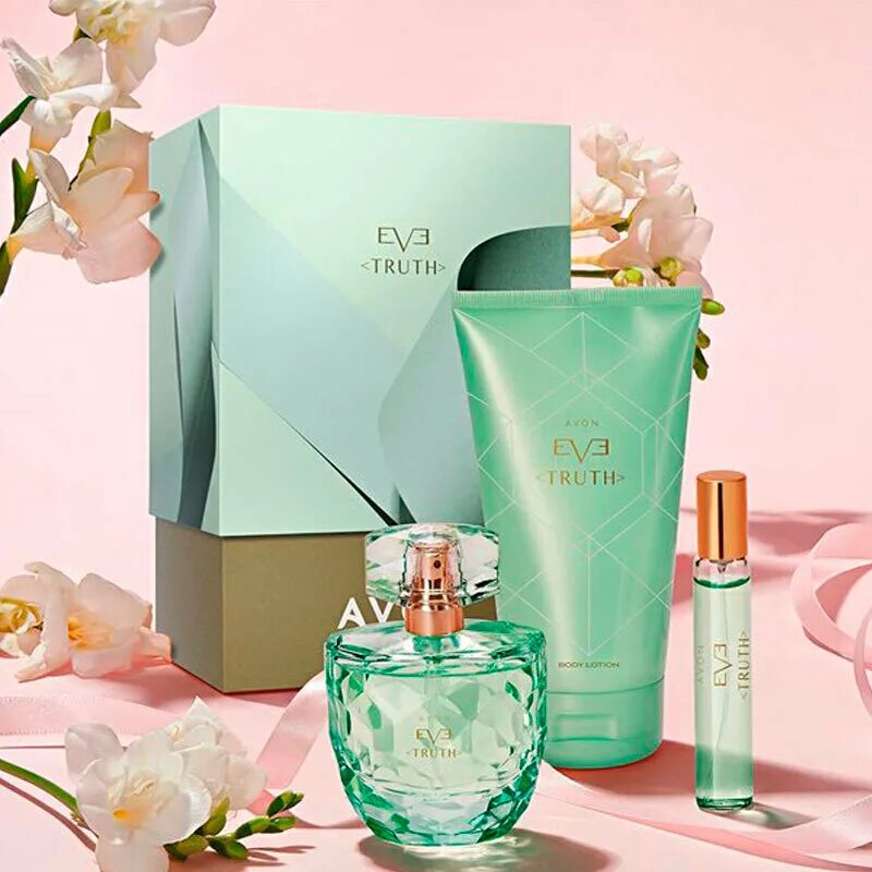 Avon truth. Набор Eve Truth Avon. Парфюмерная вода Avon Eve Truth для нее, 10 мл. Avon Eve Truth, 50 мл.. Эйвон набор Eve Truth.