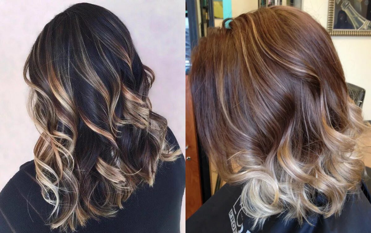 Милирование на темные волосы 2023. Мелирование блики на темные волосы. Модное мелирование на длинные волосы. Окрашивание балаяж мелирование. Чёрно-белое мелирование на длинные волосы.