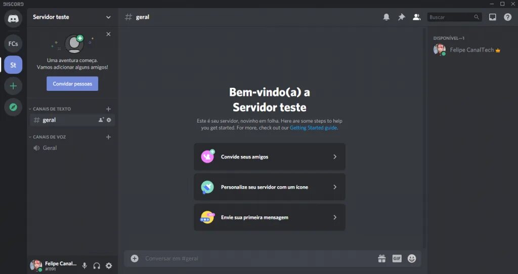 Cannot find discord