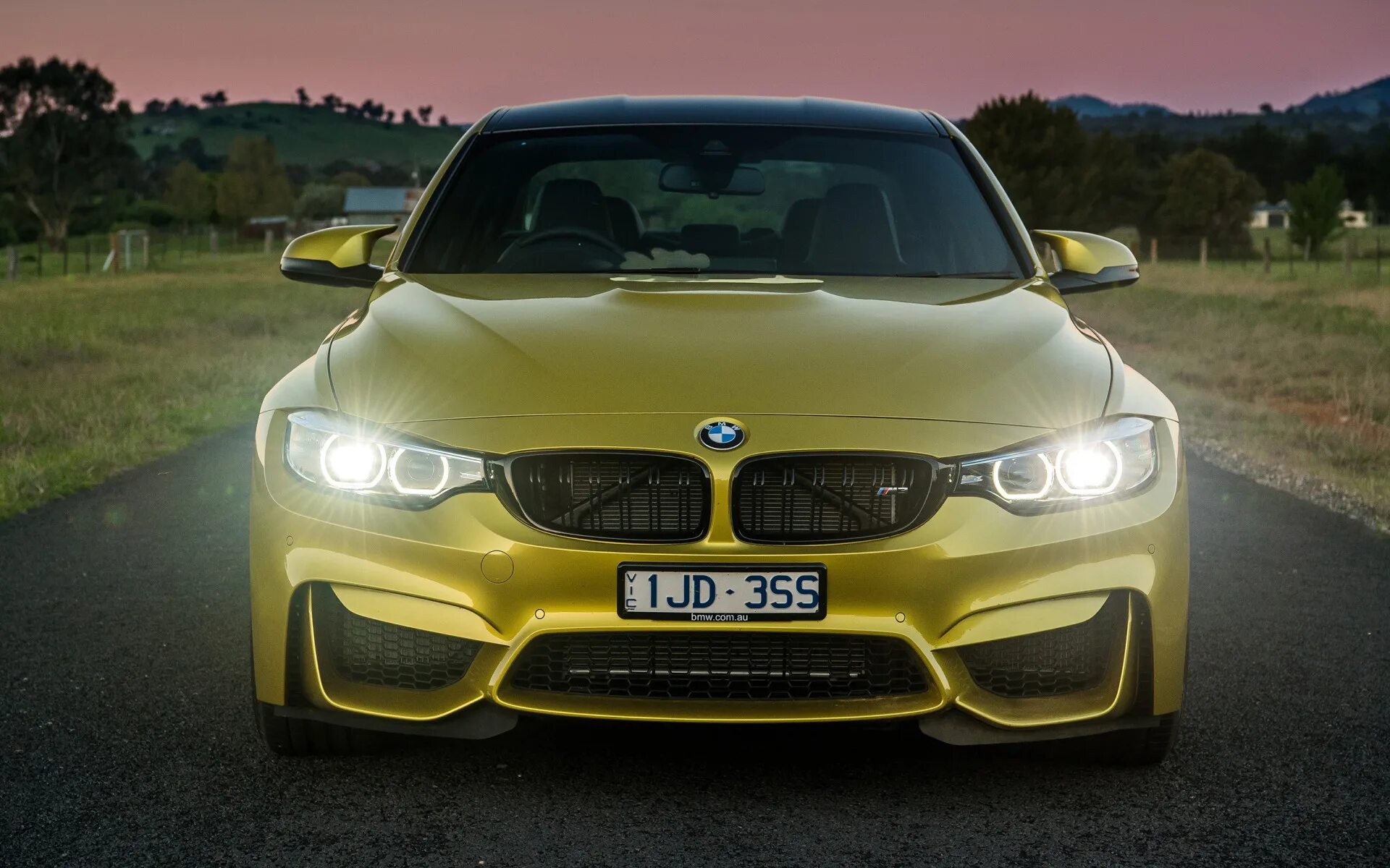 Включи бмв 5. BMW m3 f80 Gold. BMW m3 2017. BMW m3 f80 Yellow. BMW m4 Золотая.