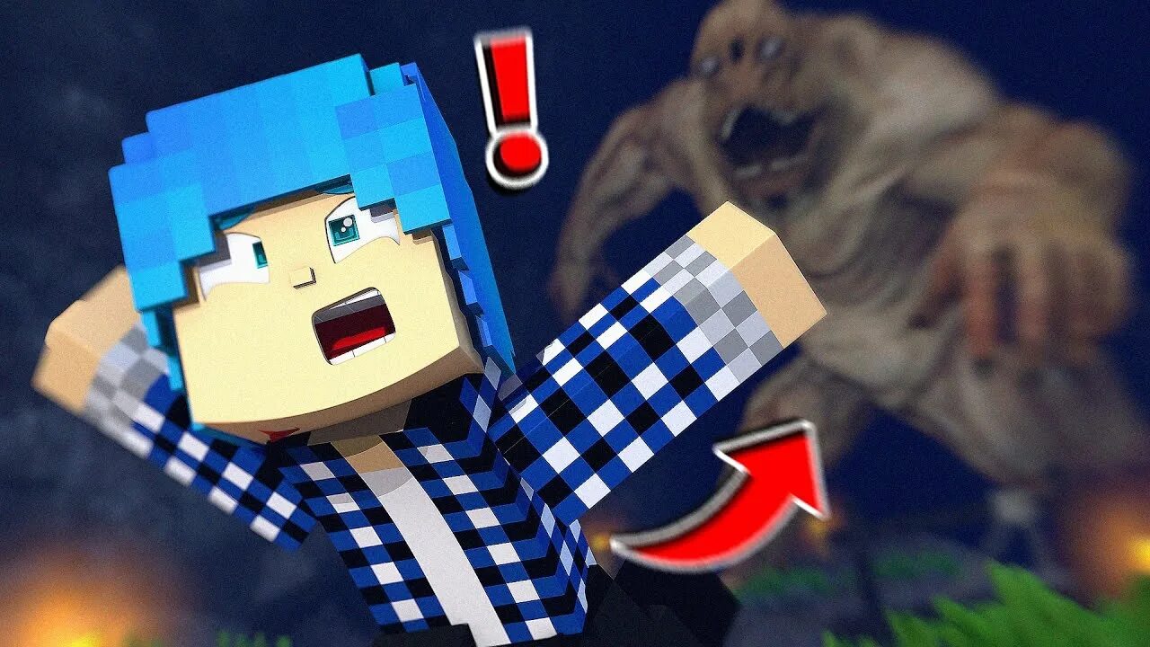 М майн. Minecraft thumbnail.