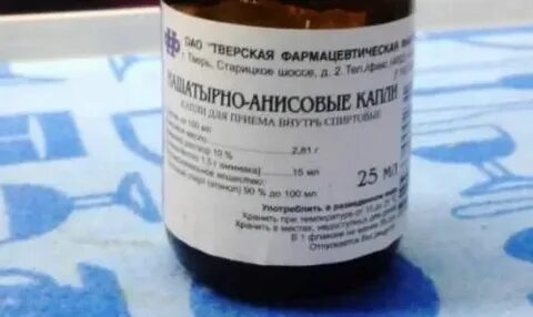 Нашатырно анисовые капли на латинском