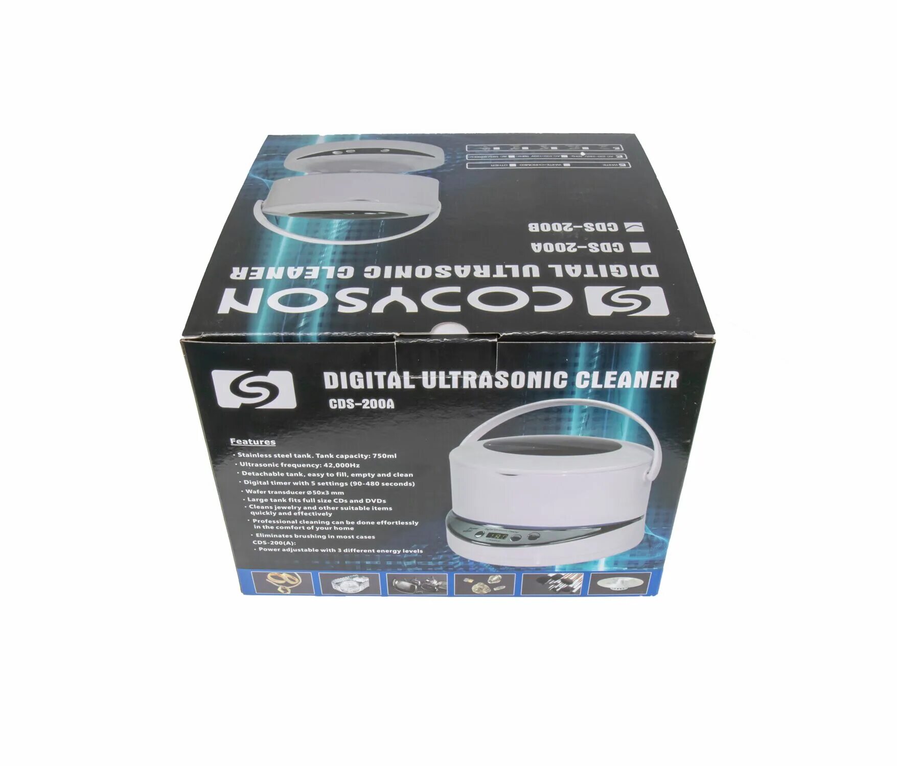 Cds 200. Codyson CDS-200b. Уз-мойка Codyson CDS-200b. Codyson ванна CDS-200b ультразвуковая 750мл. Мойка ультразвуковая 0,8л CDS-300.