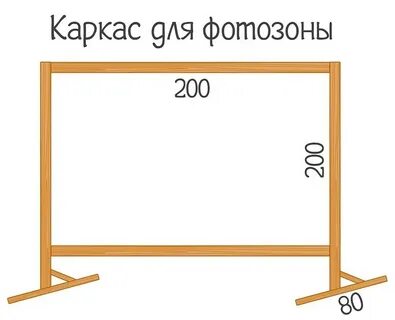 Каркас для фотозоны