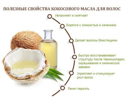 Как пользоваться кокосовым маслом для волос