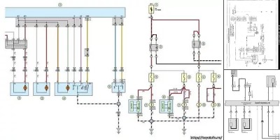 электрическая схема камри