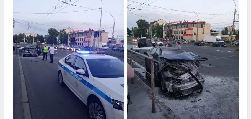 ДТП автомобилей на перекрестке. Авария в Петрозаводске сегодня на Первомайском проспекте. ДТП на Первомайском Петрозаводск.