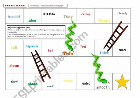 2 opposites adjectives