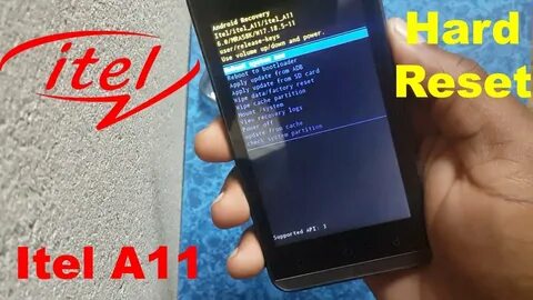 Itel как сбросить телефон до заводских настроек