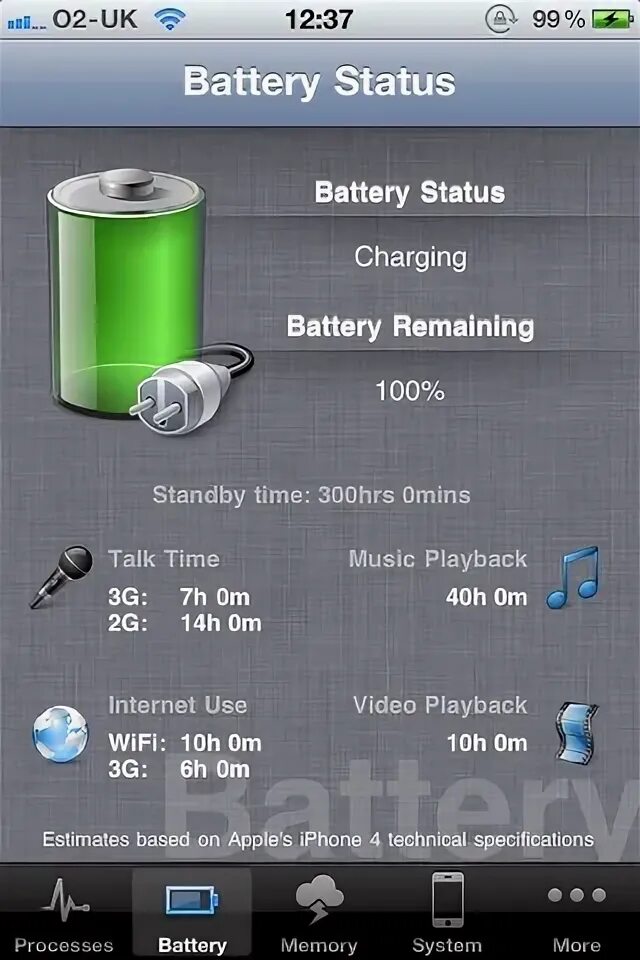 Remaining battery