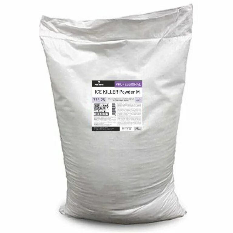 Реагент м. Ice killer powder n 25кг. стеклошарики 106-600мкм (меш. по 25кг). противогололедный реагент ice killer. pro-brite ice killer powder n антигололедный реагент гранулированный (7 кг).