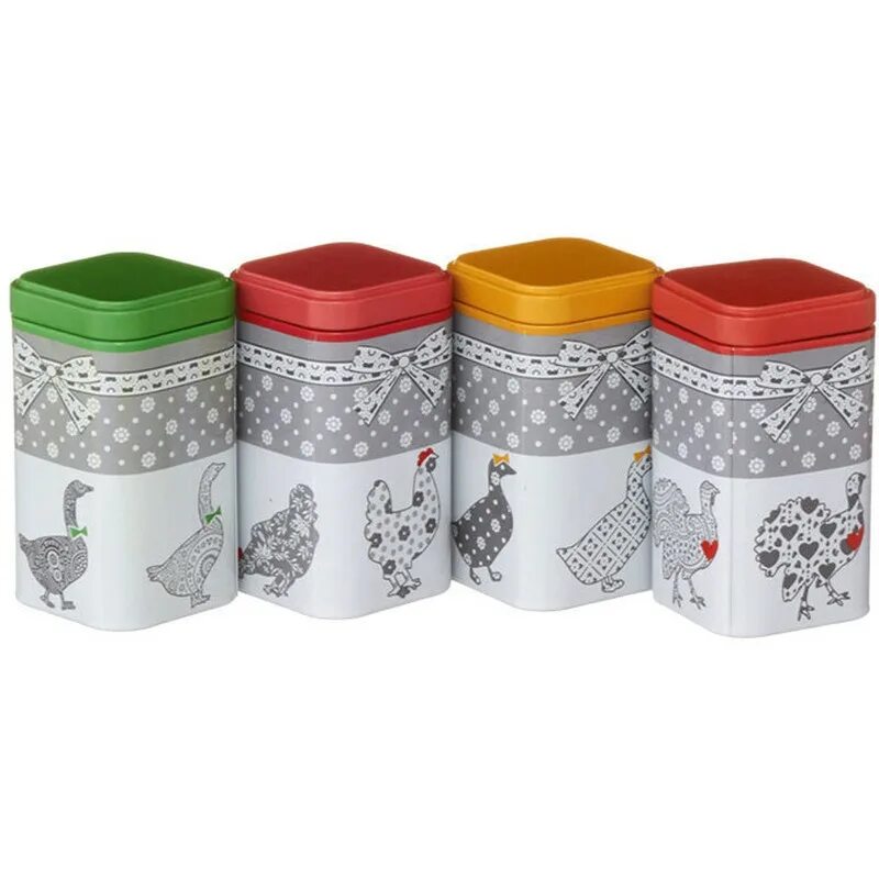 набор жестяных банок. набор жестяных банок. металлические банки для сыпучих продуктов. жестяные банки для сыпучих продуктов в наборе. наклейки на жестяные банки.