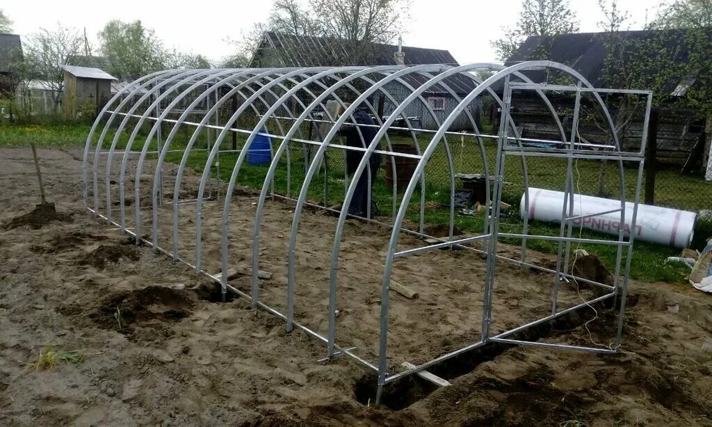 коньковая теплица из профиля 20 на40. каркас теплицы 4м агросфера -стандарт. теплица агросфера богатырь 6м. теплица люкс "труба 20х20, 2 дуги, 7 гори-х, шаг 1 м". парник 40.