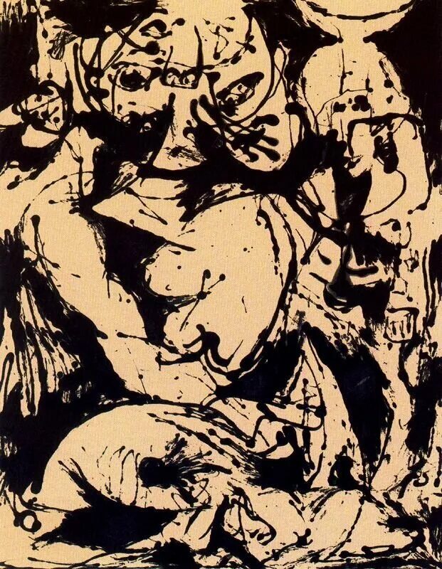 Джексон Поллок. Номер 17а Джексон Поллок. Джексон Поллок живопись. Jackson Pollock untitled 1951.