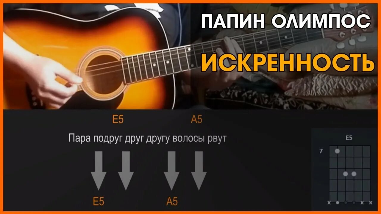 Аккорды песни оранжевый закат. Искренность папин Олимпос. Искренность папин Олимпос аккорды. Электрогитара папин Олимпос. Папин Олимпос аккорды.