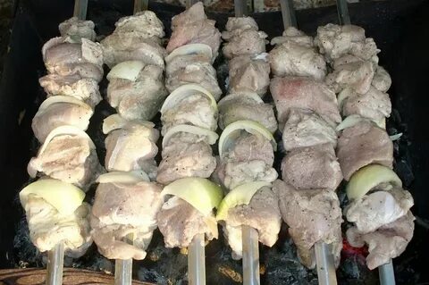 Вкусный маринованный шашлык
