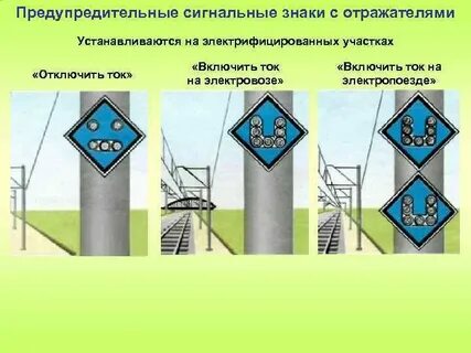 Временные сигнальные знаки