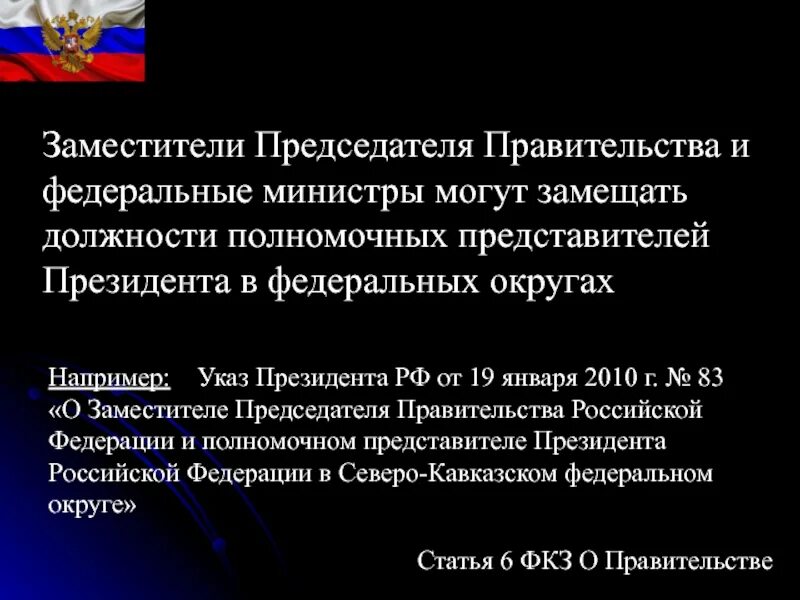 Функции полномочного представителя. Функции полномочного представителя