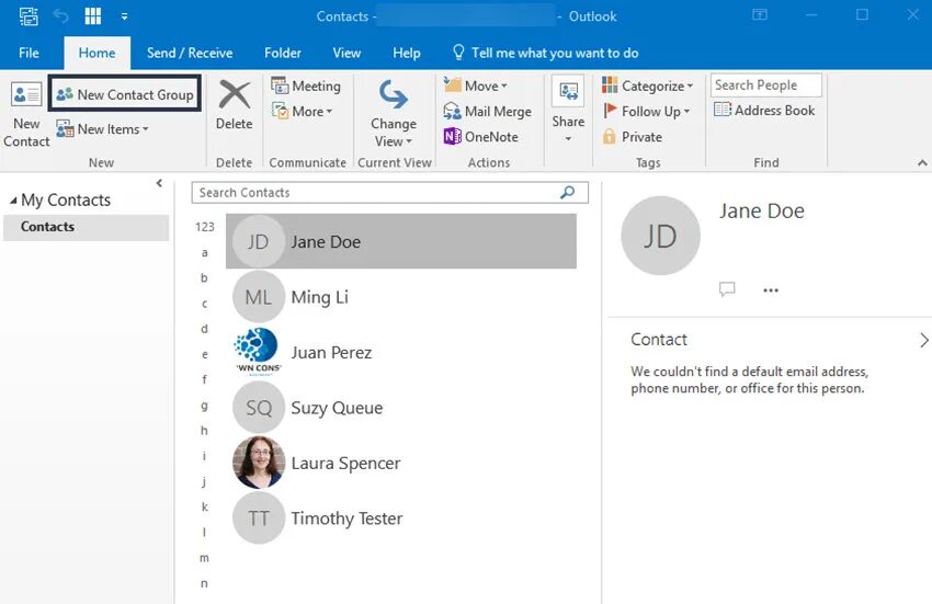 Контакты в Outlook. MS Outlook  контакты. Список контактов аутлук. Отображение контактов в Outlook.