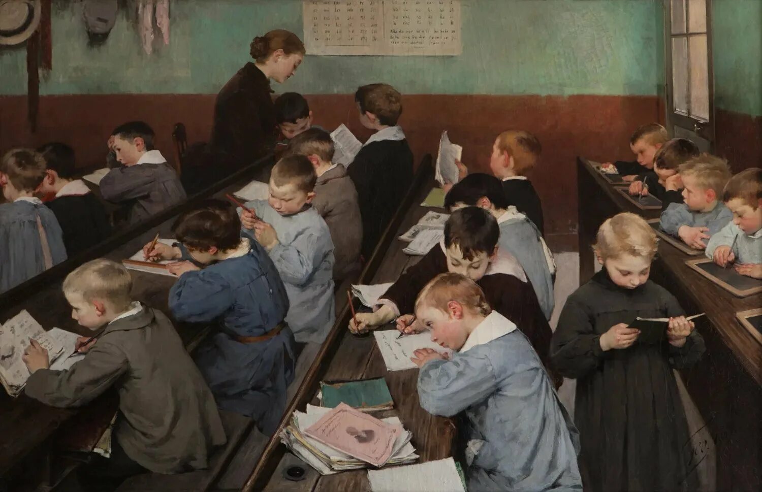 Художник Henry Jules Jean Geoffroy. Морган Вестлинг Сельская школа 1879. Анри Жюль Жоффруа Henri Jules Jean Geoffroy 1853-1924. Художник Henry Jules Jean Geoffroy (French, 1853 - 1924) малыши. Второе образование во время первого