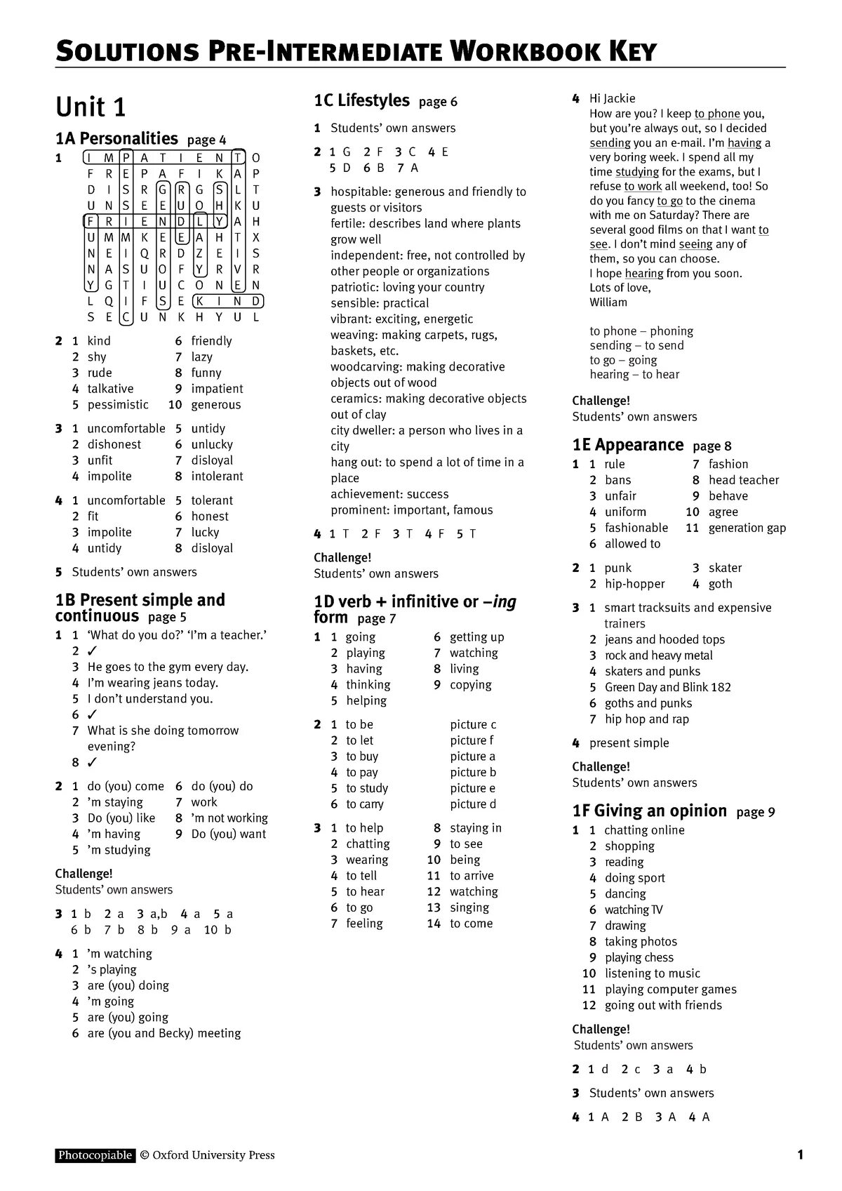 Elementary Workbook 2 ответы. Солюшенс pre Intermediate. Upper Intermediate Workbook answer Key Unit 4. Solutions Intermediate 3rd Edition ответы. Unit 1a