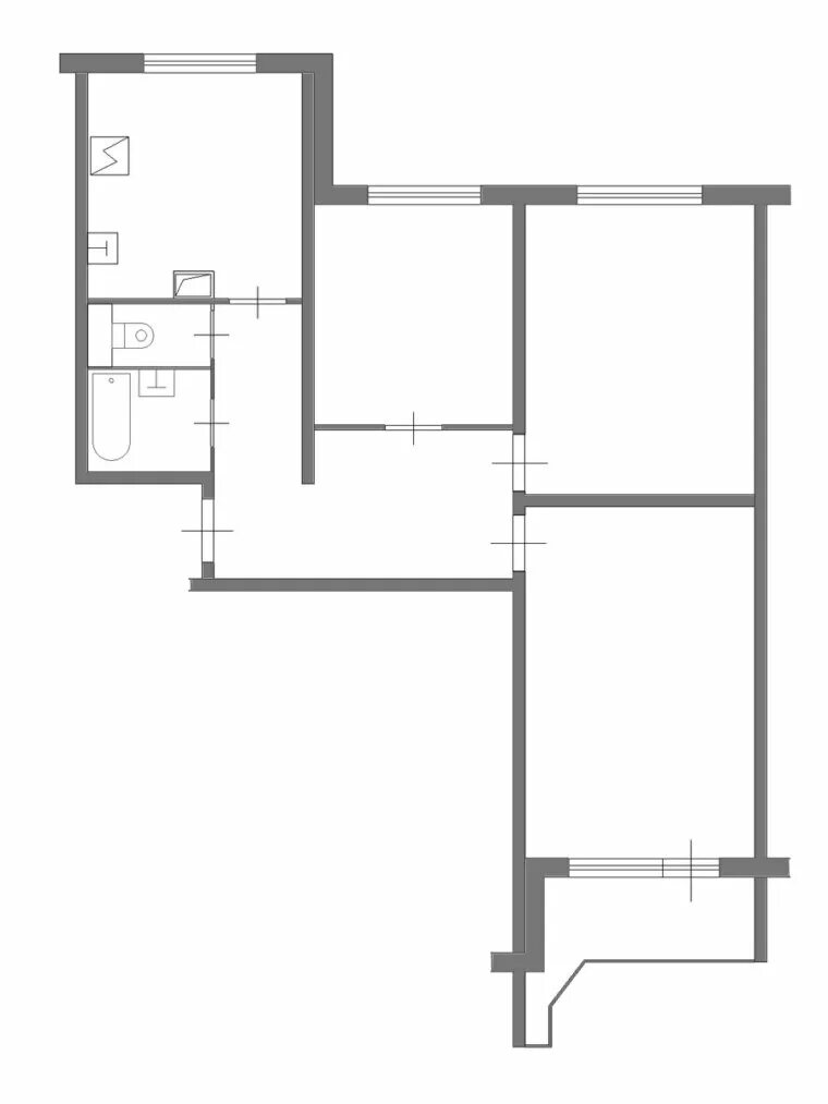 Планировка 3 комнатной квартиры п44. П 44 3 х комнатная. П 44 3 х комнатная. П-44 трехкомнатная квартира планировка. П44т трешка планировка угловая.