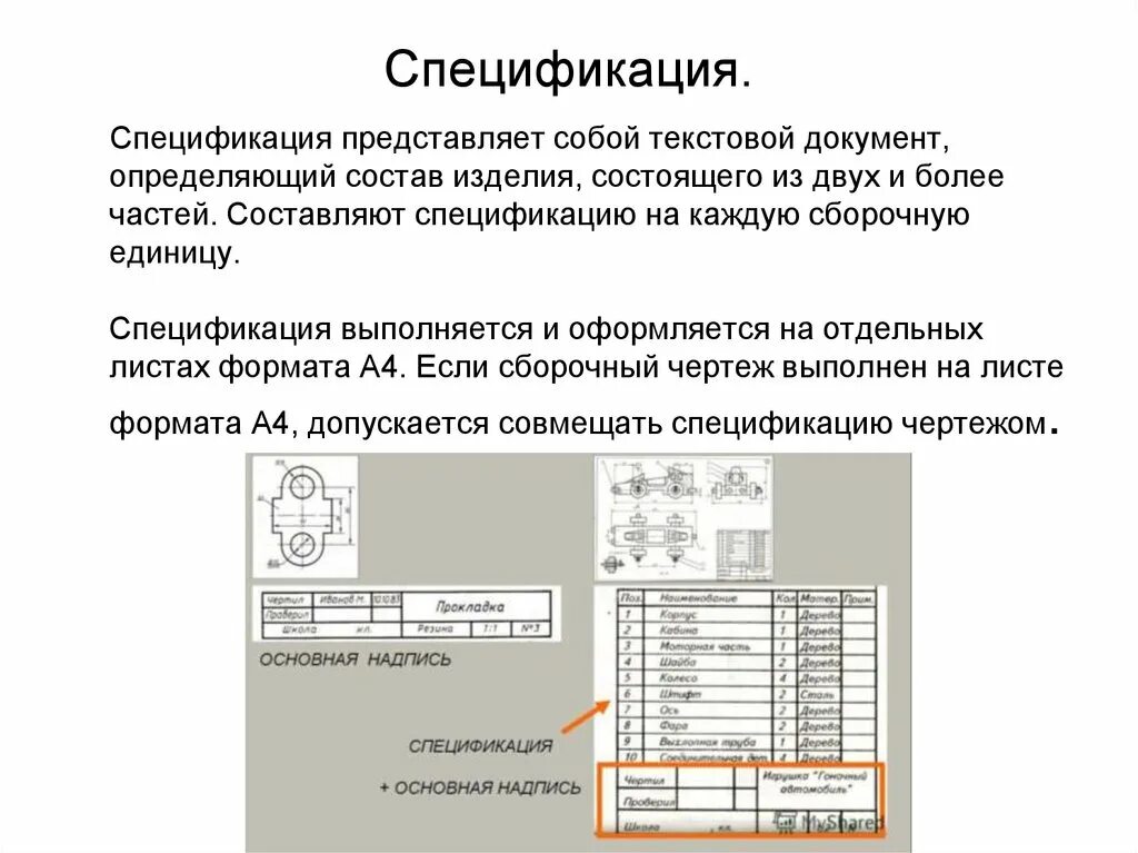 Документ определяющий состав изделия