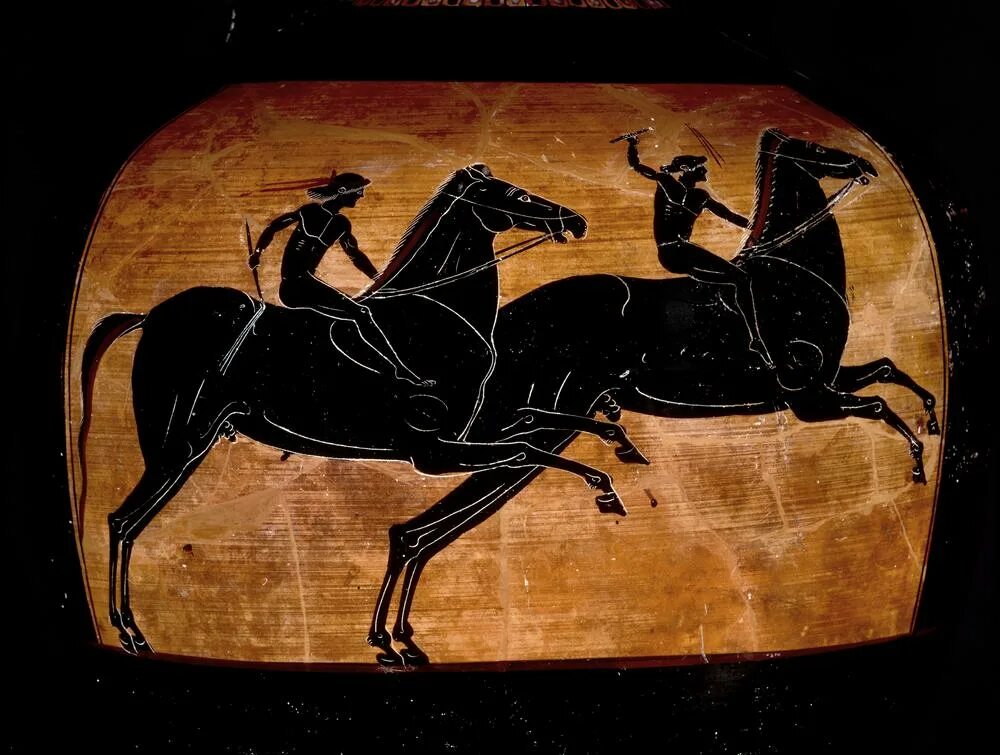 Греческий конь. Кони Диомеда вазопись. Вазопись древней Греции лошадь. Верховая езда в древней Греции. Искусство древней Греции колесница.