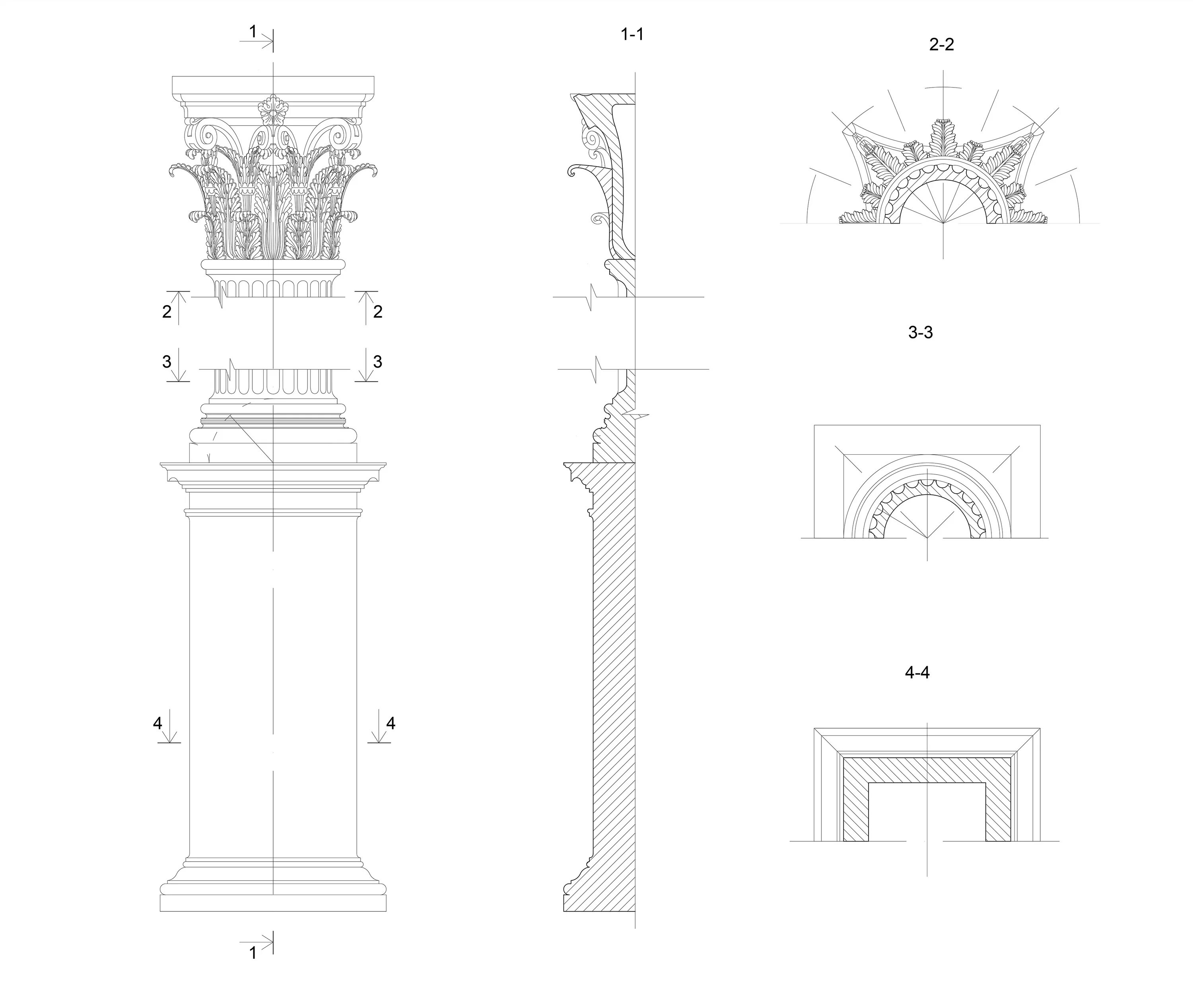 Коринфский ордер чертеж. Коринфский ордер в архитектуре. Капитель Коринфского ордера. Капитель Коринфского ордера чертеж.