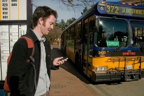 The bus leave