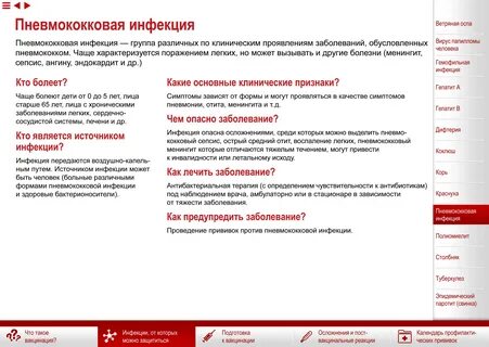 Пневмококковой инфекции отзывы