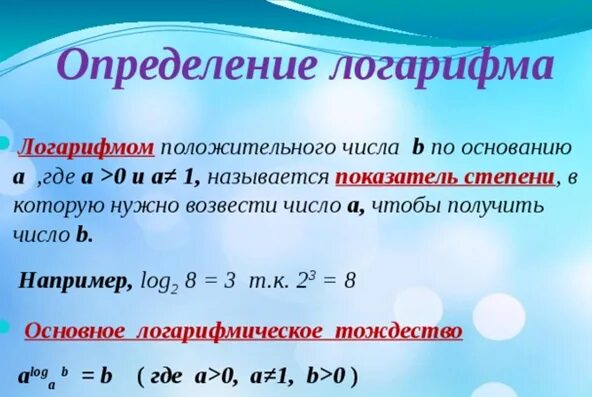 Log по основанию 0. Логарифм равен 1. Основание логарифма. Область определения логарифма. Определение логарифма числа.