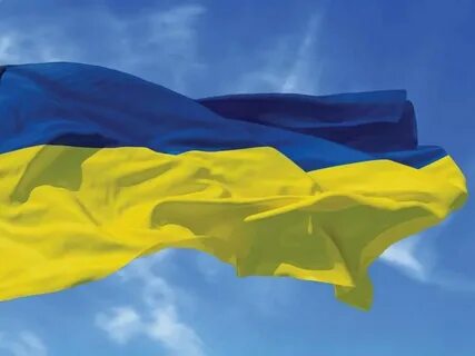 Живой флаг украины