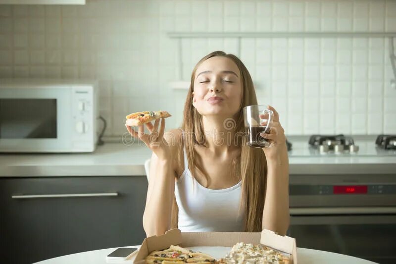 As eating