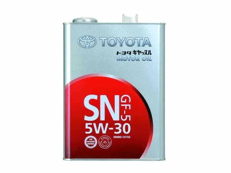 Моторное масло 5w30 gf 6. Toyota Motor Oil SN gf-5 5w-30. Toyota 5w30 4л. Toyota 5w30 4л артикул. Toyota 5w-30 (08880-83853l).