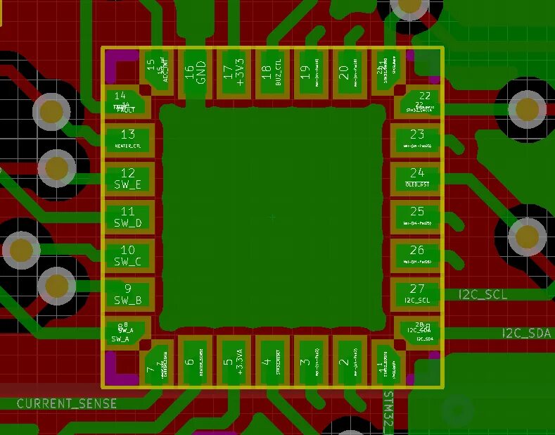 Board layout