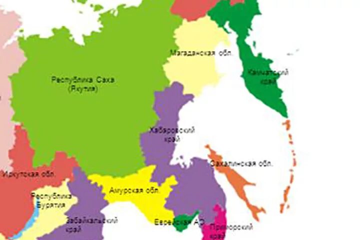 Карта Дальневосточного федерального округа. Дальневосточный округ РФ субъекты. Карта дальнего Востока 2023. Состав дальнего Востока России на карте.